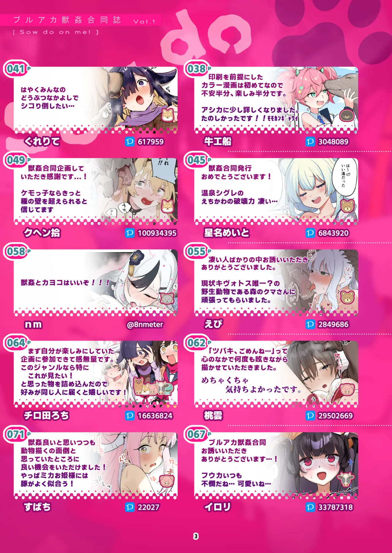 BluArch Juukan Goudoushi Sow do on me! vol. 1 page 3 full