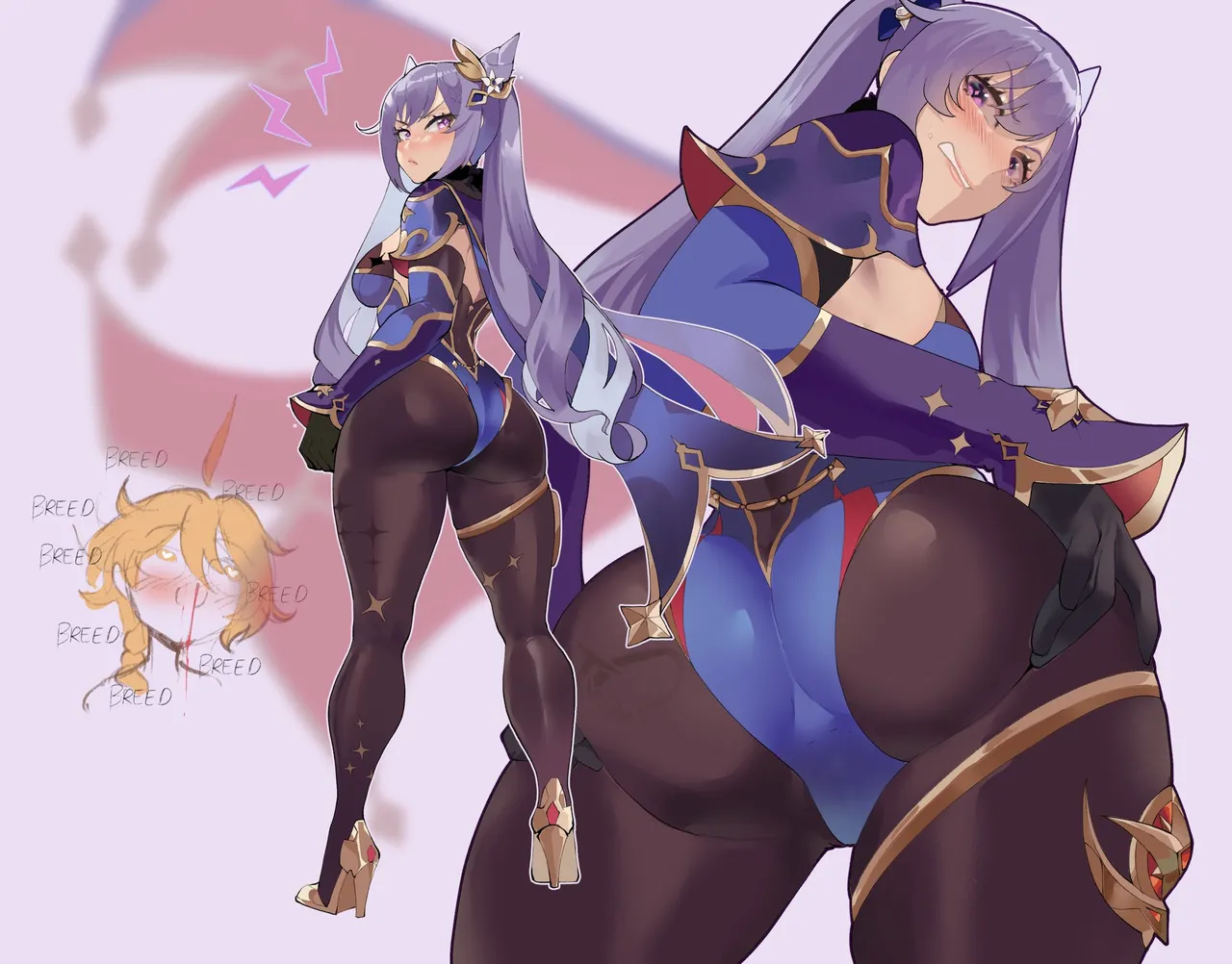 Aether x Keqing page 3 full