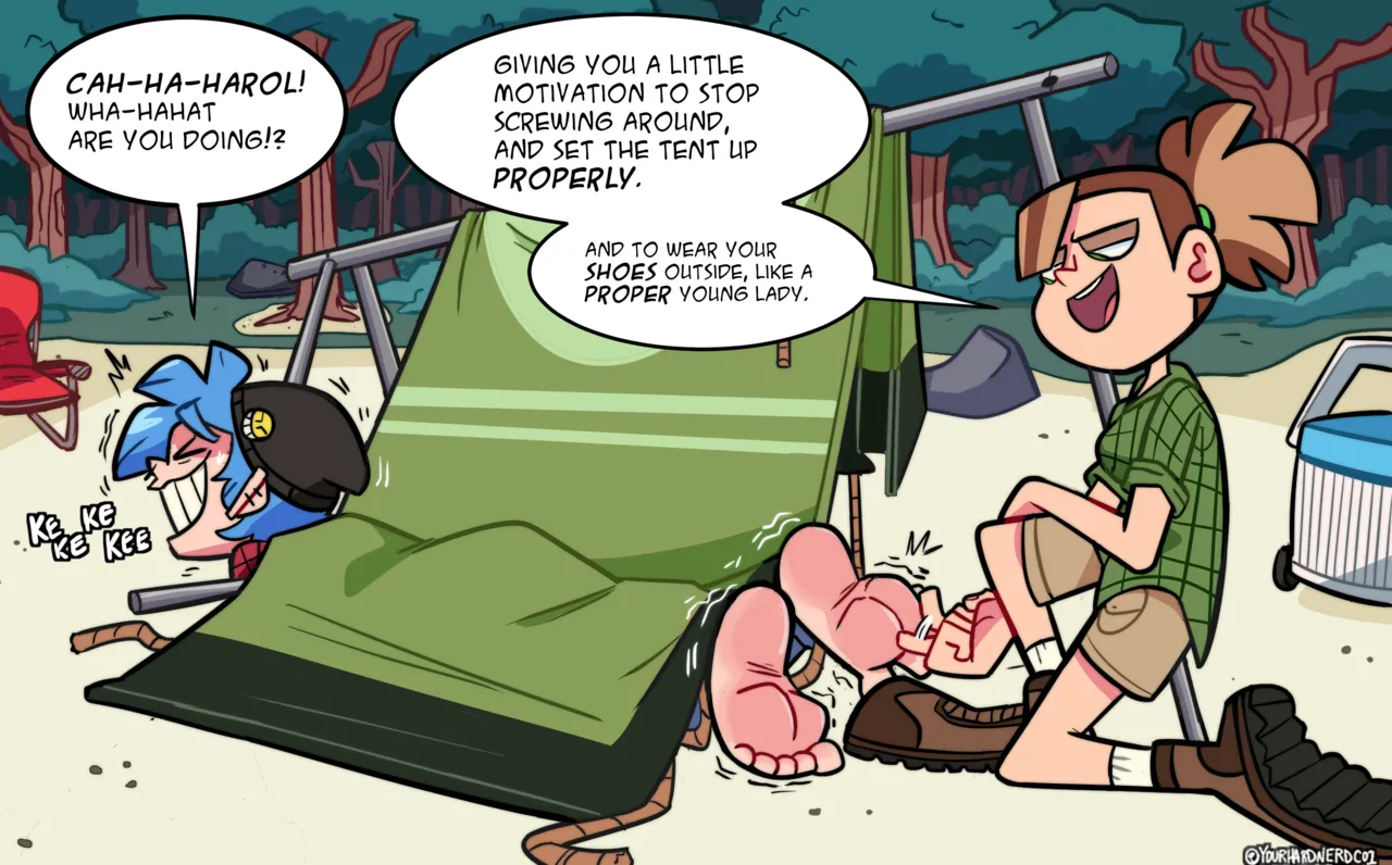 Camping ft. Alex and Carol page 1 full