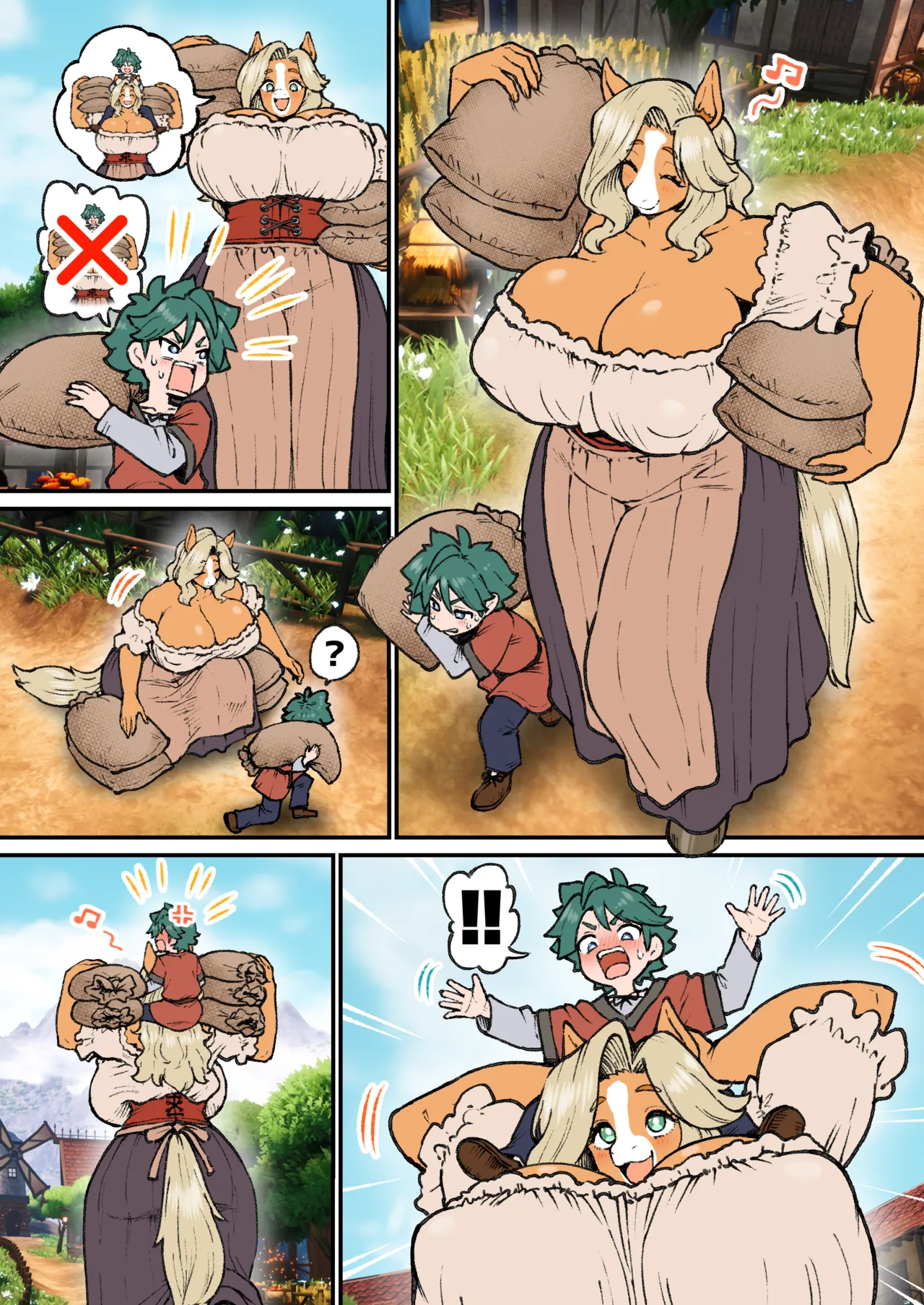 The horse lady and the boy page 1 full