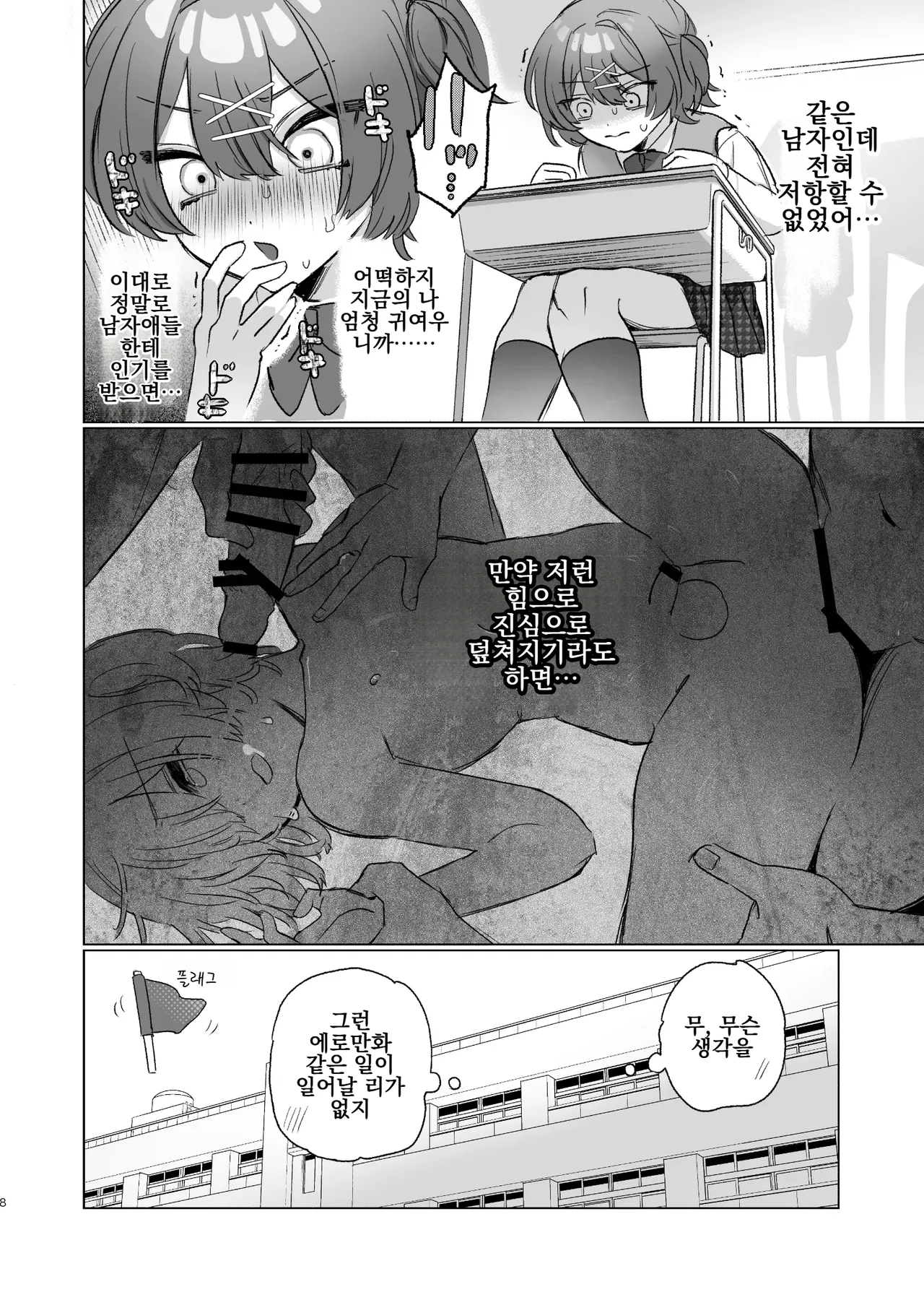 Asa Okitara Otokonoko ni Nattete Class no Danshi Zenin Ore ni Horete Yabai | 아침에 일어났더니 오토코노코가 되어 있어서 반 남자 전원이 나한테 반해 큰일 났다 page 7 full