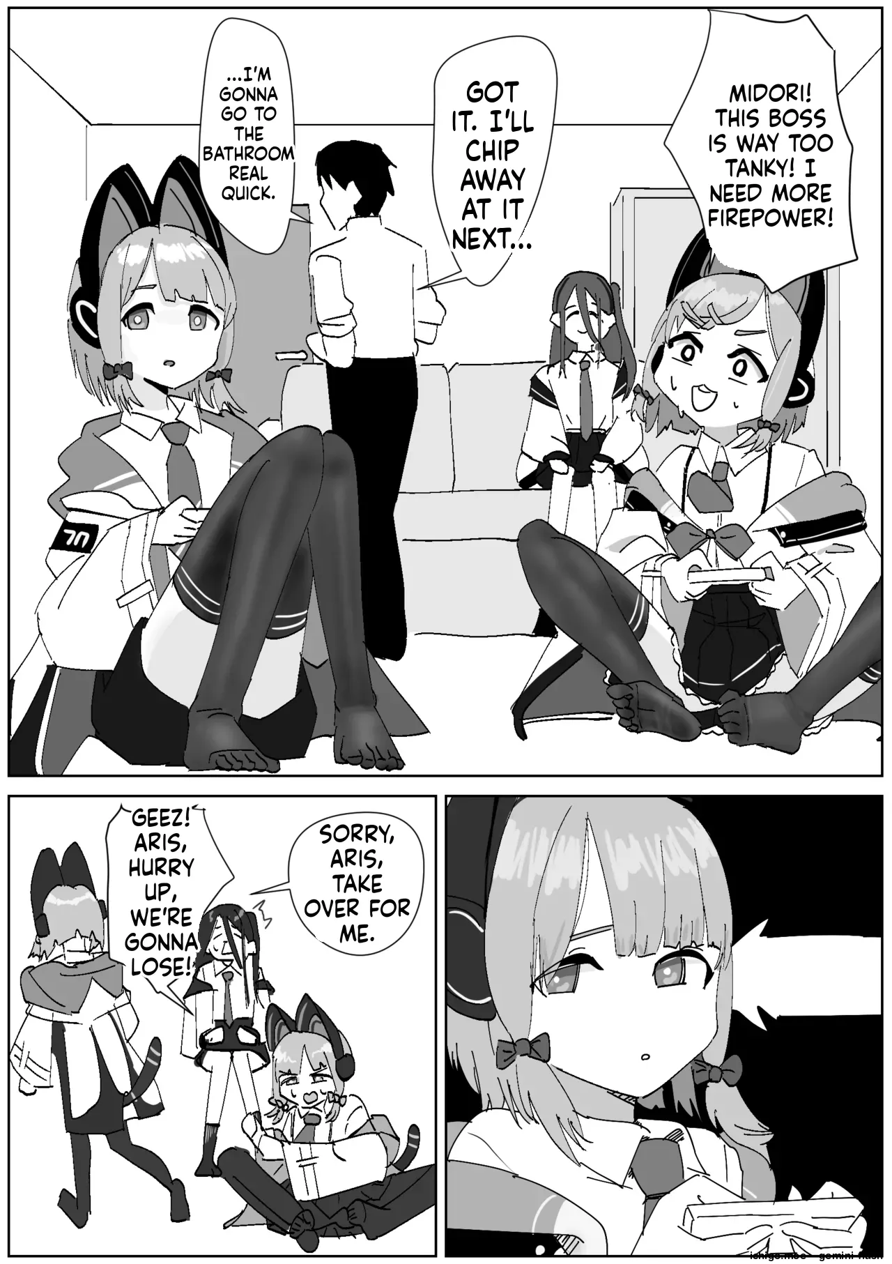 Classmate's Stinky "3-Day-Worn" Slouch Socks Attack page 1 full