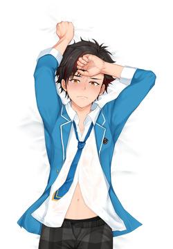 鉄○くん抱き枕風イラスト着せ替え３点