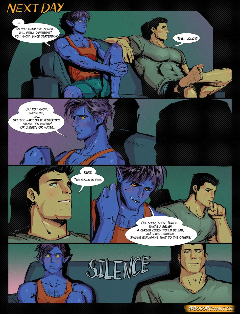 Colossus &amp; Nightcrawler – Roommate page 6 full