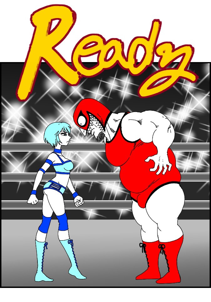 Pro Wrestling - Red Mask vs. Blue Girl page 2 full