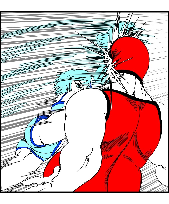 Pro Wrestling - Red Mask vs. Blue Girl page 4 full