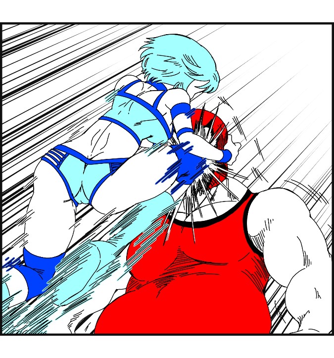 Pro Wrestling - Red Mask vs. Blue Girl page 6 full