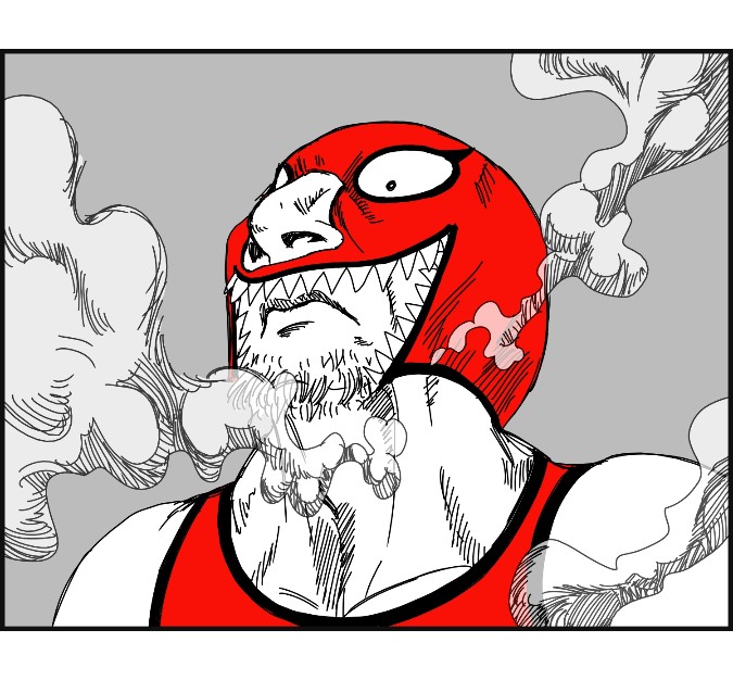 Pro Wrestling - Red Mask vs. Blue Girl page 8 full