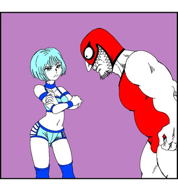 Pro Wrestling - Red Mask vs. Blue Girl cover