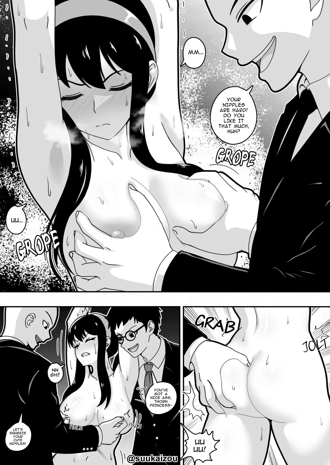 Yor Forger erotic manga page 4 full