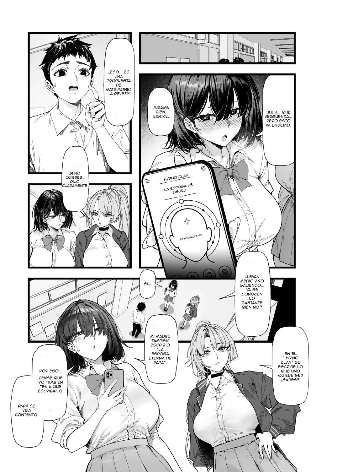Netorare Saimin Apuri ~Somerare Mesu-nobi suru Haha-musume~｜Infidelidad Causada por una App de Hipnosis ~Madre e Hija Corrompidas y Actuando como Putas~ page 5 full