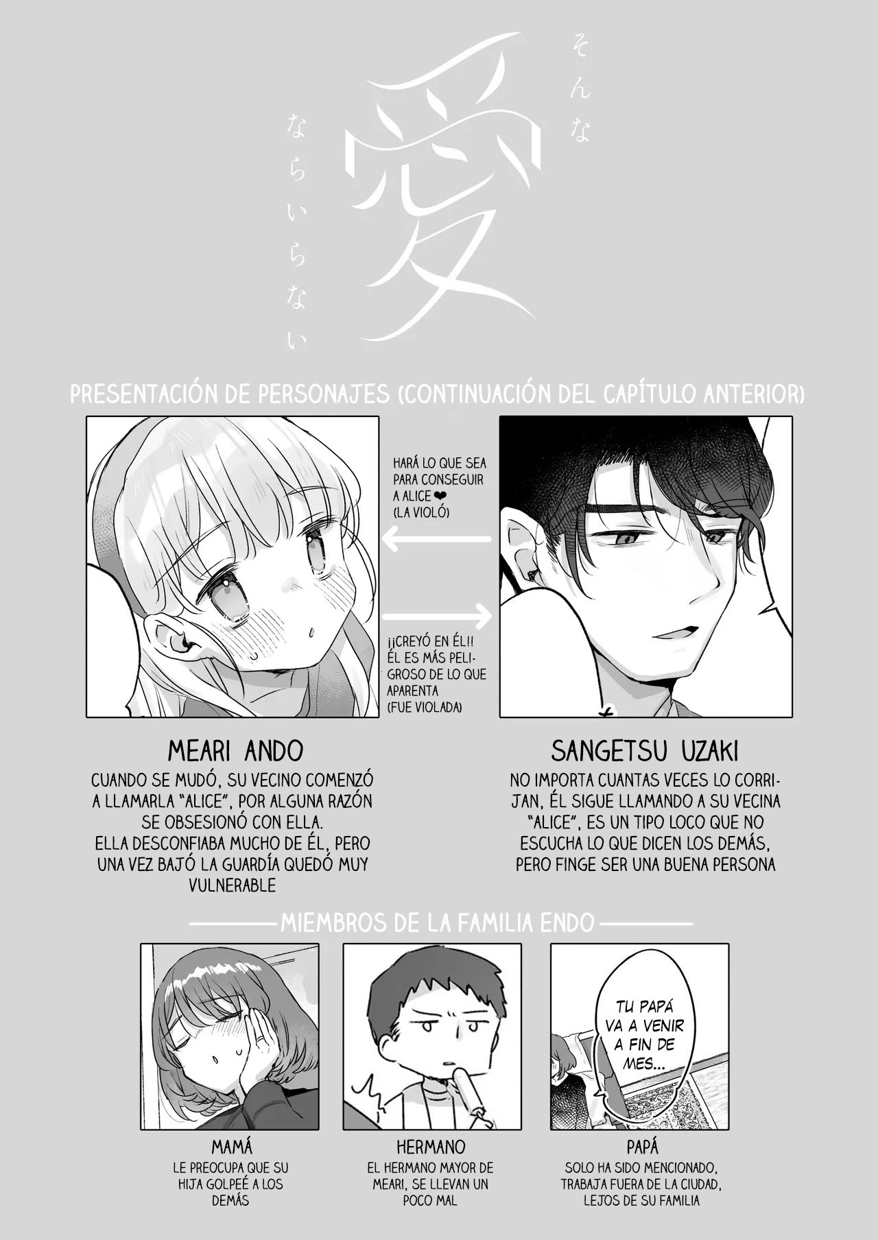 Sonna Ai nara Iranai 2 ~Arisu nanka Janai noni Tonari no Onii-san ga Arisu tte Yondekite nanka Kowai~ | No necesito ese tipo de amor 2 ~El pervertido de al lado me llama Alice y eso me asusta~ page 2 full