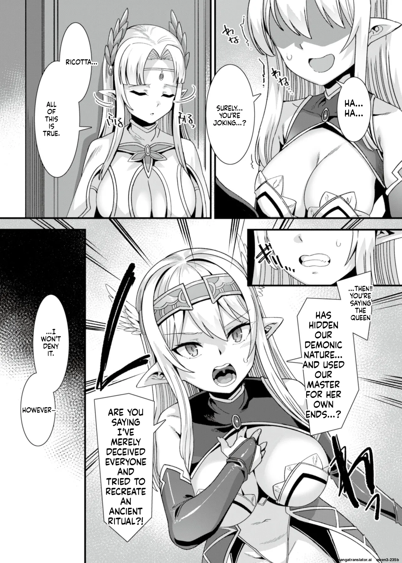 Oujo to Himekishi o Party de Rouraku shite Yotsugi o Tsukutte Boukoku o Sukuu Tame ni Harem Ecchi ~Otoko ga Umarenai Isekai e Shoukan sareta Ore ga Heroine o Ategawarete Kozukuri Ecchi 5~ page 7 full