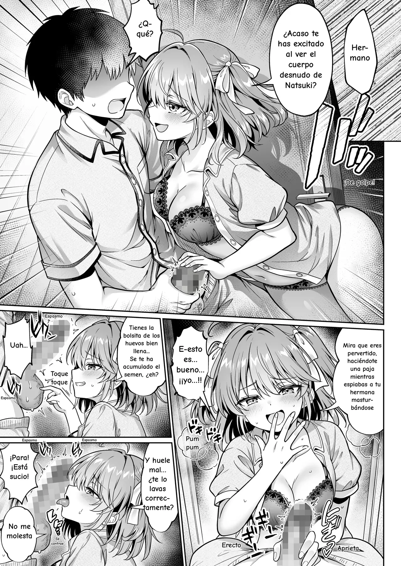 Hisabisa ni Kisei shitara Imouto ga Dosukebe Mesugaki ni Natteta Ken ~Imouto to Sugosu H na Natsuyasumi~｜Cuando Regresé a Casa Después de Mucho Tiempo, Mi Hermana Menor se Había Convertido en una Mocosa Extremadamente Lasciva ~Unas Vacaciones de Verano Eróticas con Mi Hermana Menor~ page 6 full