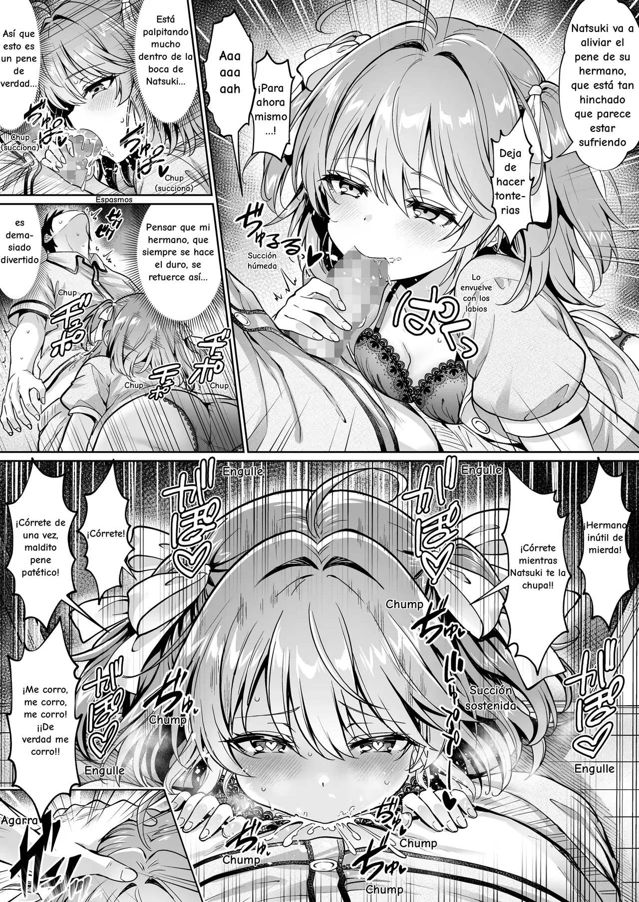 Hisabisa ni Kisei shitara Imouto ga Dosukebe Mesugaki ni Natteta Ken ~Imouto to Sugosu H na Natsuyasumi~｜Cuando Regresé a Casa Después de Mucho Tiempo, Mi Hermana Menor se Había Convertido en una Mocosa Extremadamente Lasciva ~Unas Vacaciones de Verano Eróticas con Mi Hermana Menor~ page 7 full