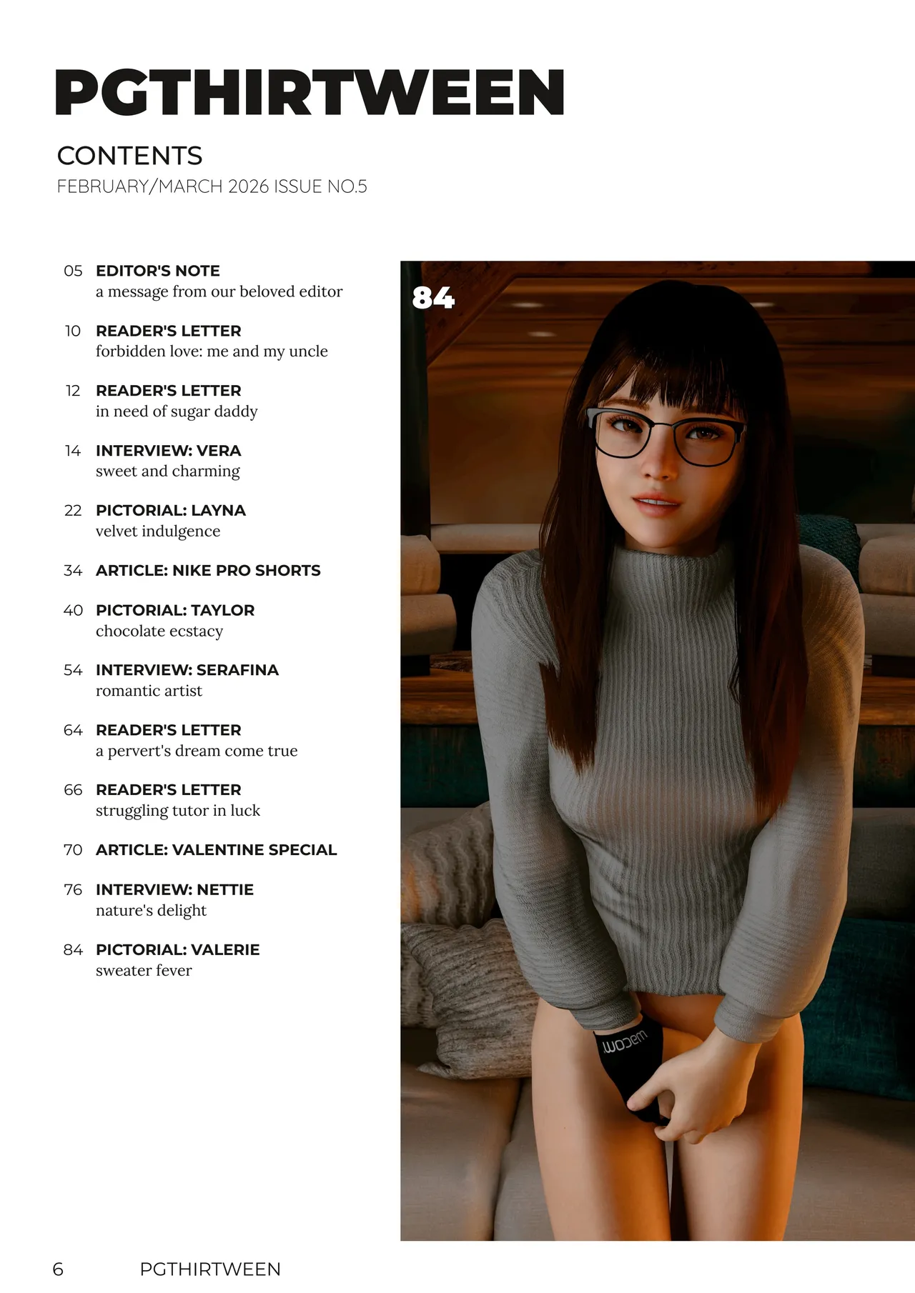 PGThirtween Issue No. 5 page 6 full