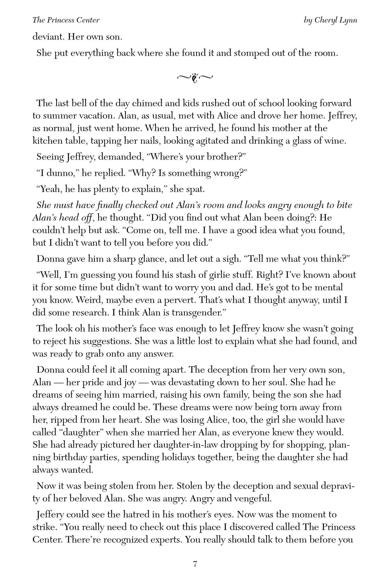 The Princess Center - Forced Transfem Book by Cheryl Lynn with art by SecretAgentMittens page 10 full