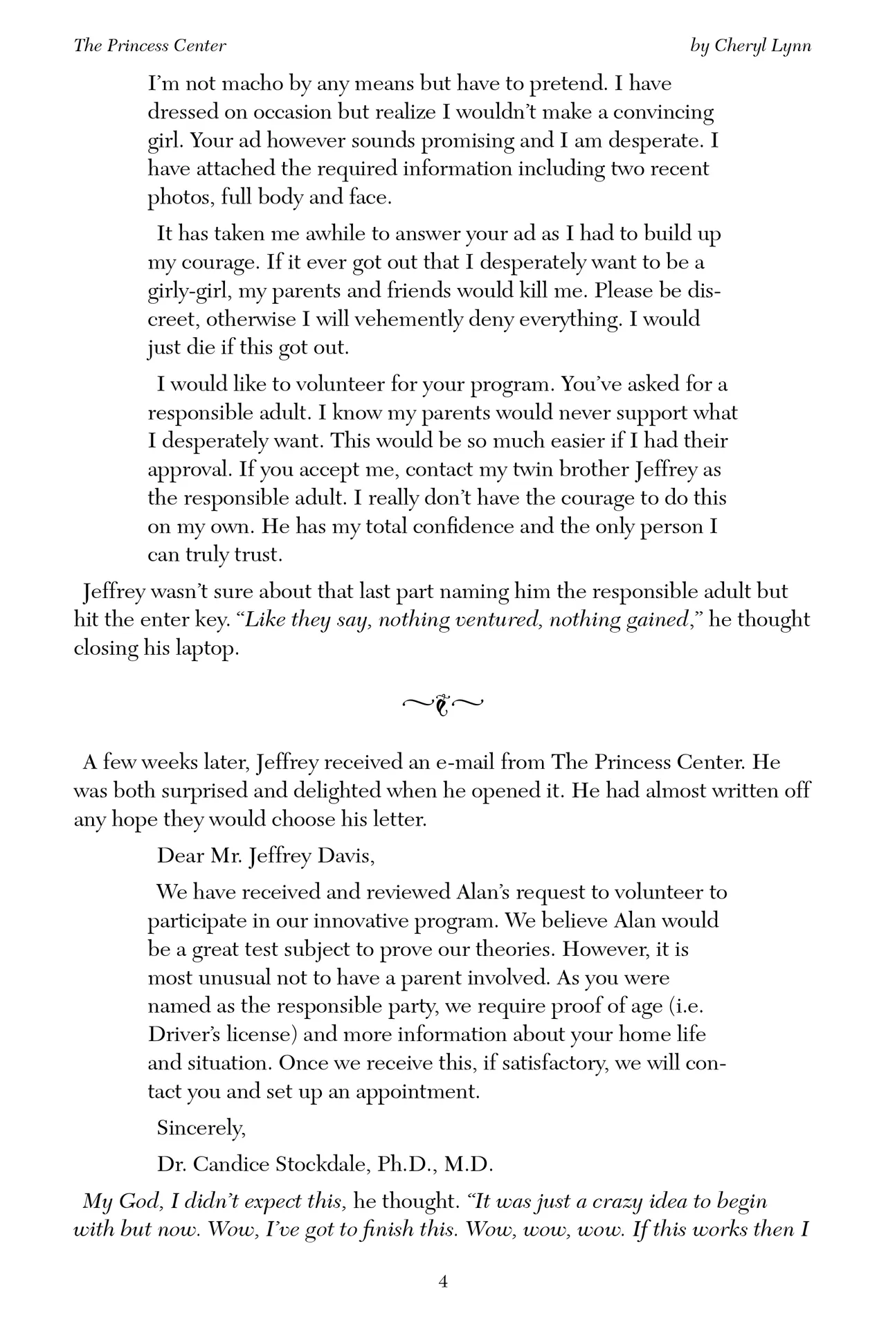 The Princess Center - Forced Transfem Book by Cheryl Lynn with art by SecretAgentMittens page 7 full