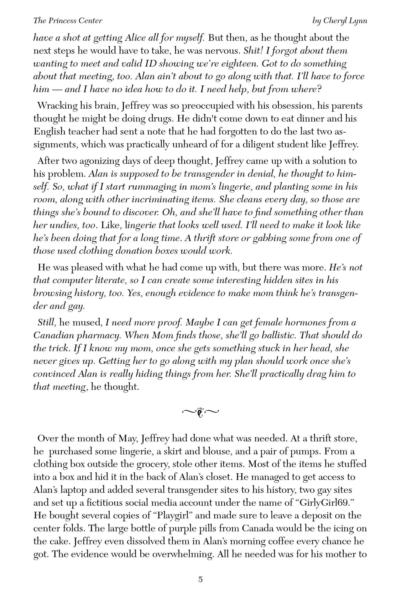 The Princess Center - Forced Transfem Book by Cheryl Lynn with art by SecretAgentMittens page 8 full