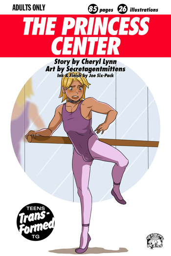 The Princess Center - Forced Transfem Book by Cheryl Lynn with art by SecretAgentMittens cover