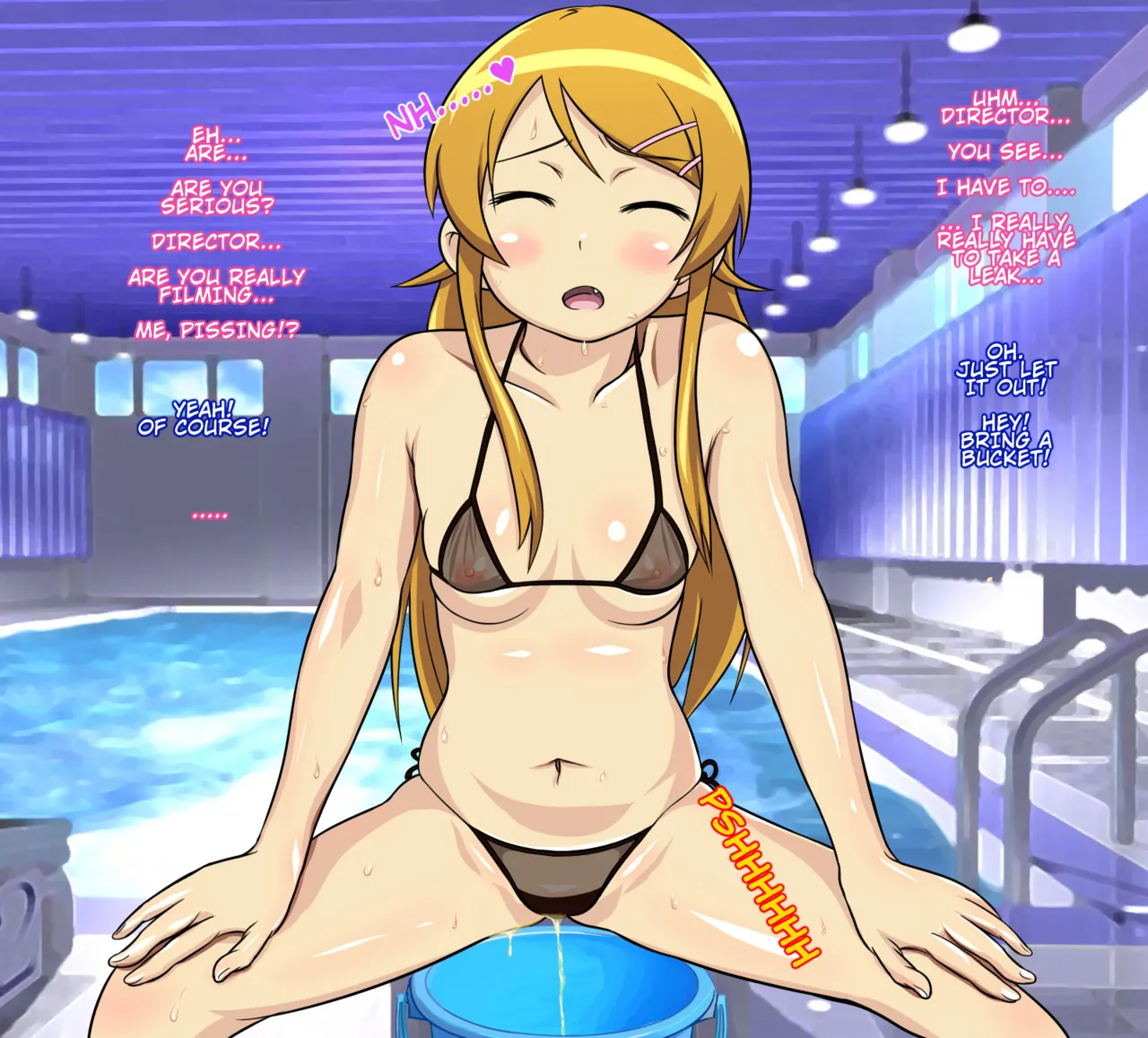 Ore no Imouto ga Konna ni Kageki na Kyokushou Micro-Bikini ya Hentai Ero Ishou o Kite, gi Ero IV  ni Shutsuen Shite Midara ni Shiri o Furifuri Shite H de Hazukashii Sugata o Misetsukete Otokotachi no Onapet ni Natte Iru Wake ga Nai page 8 full