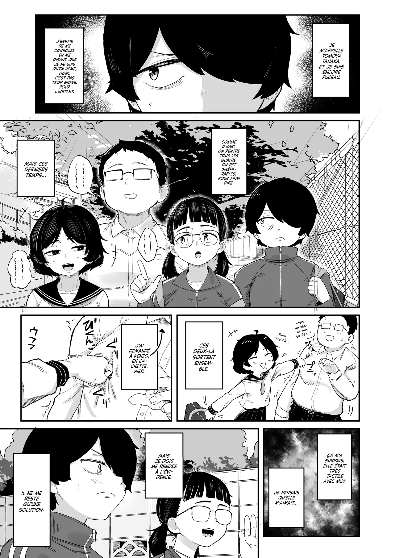 Imo Jersey no Jimi na Osananajimi to Ecchi Suru Hanashi | Je découvre le plaisir Sexuel avec mon Amie d'enfance en survêt' page 2 full