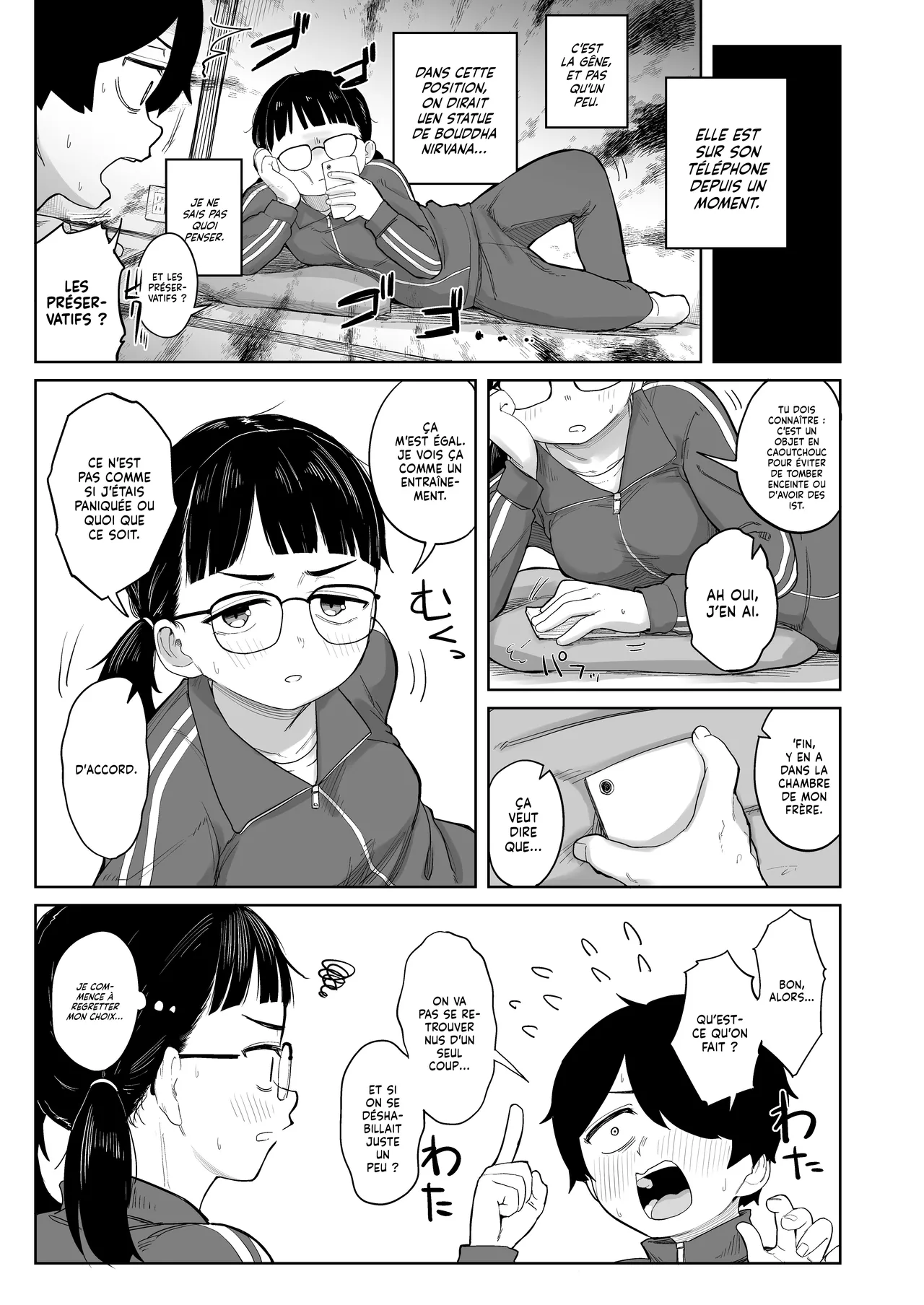Imo Jersey no Jimi na Osananajimi to Ecchi Suru Hanashi | Je découvre le plaisir Sexuel avec mon Amie d'enfance en survêt' page 6 full
