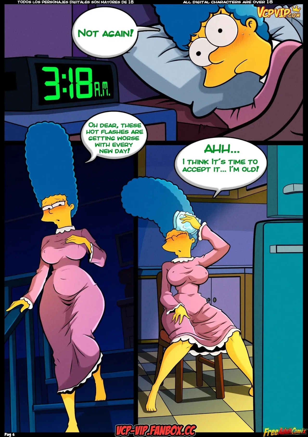 The Simpsons- HORNY MOM MARGE page 7 full