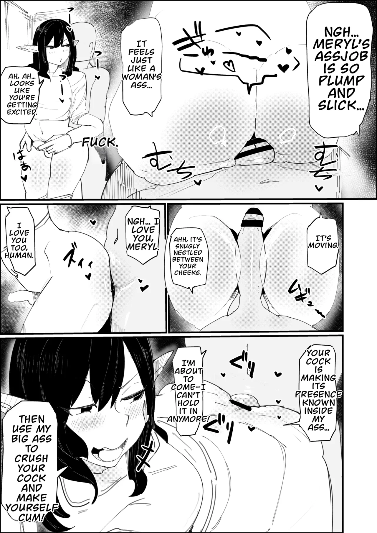 Tensei Shitara Dosukebe Osu Elf ga Erosugite Homo ni Naru Hanashi page 10 full