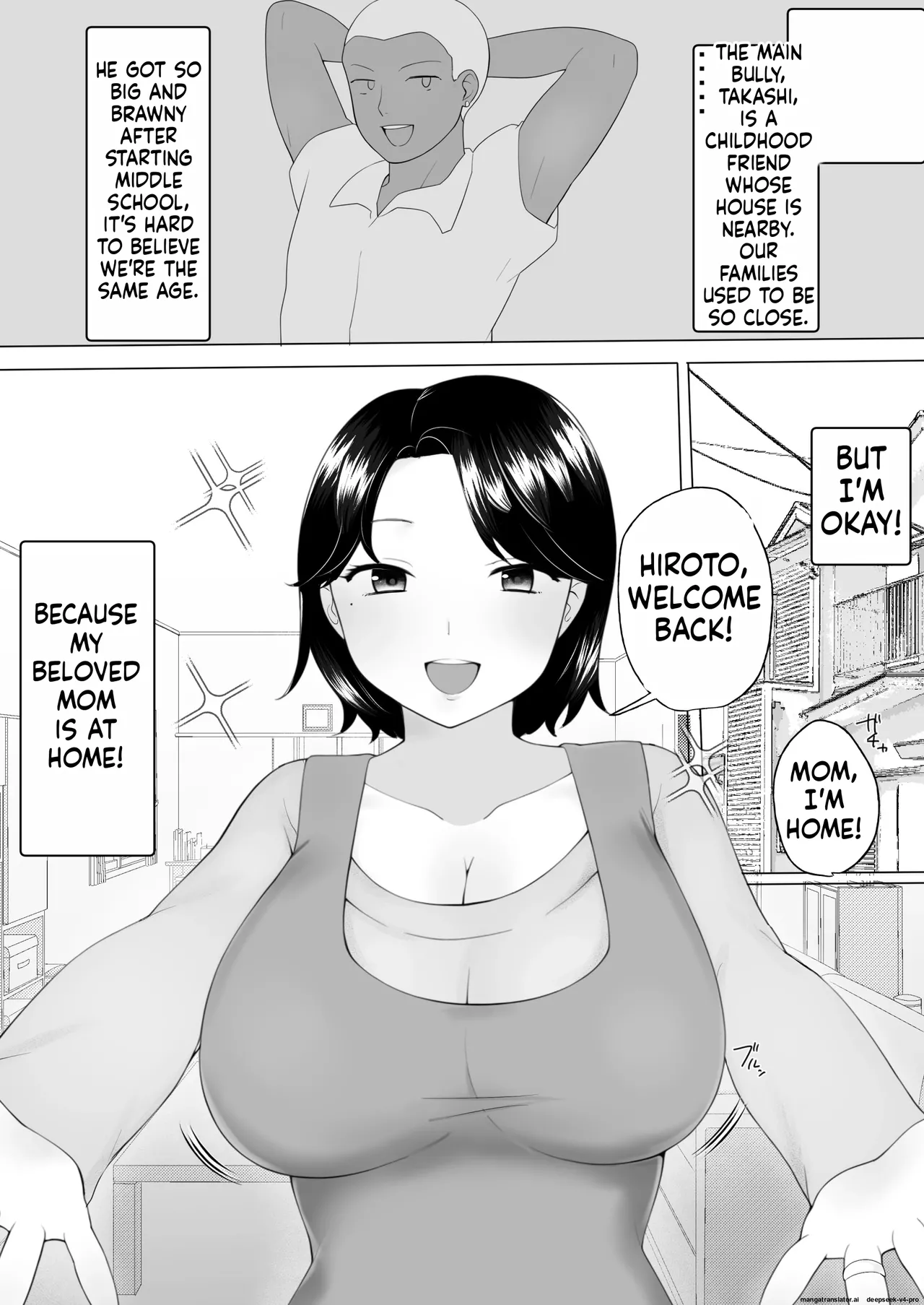 Boku no Daisuki na Jimi Kaa-chan ga Seiyoku ni Makete Yarichin Doukyuusei no Gokuaku Chinpo ni Oboreru made 1-3 page 5 full