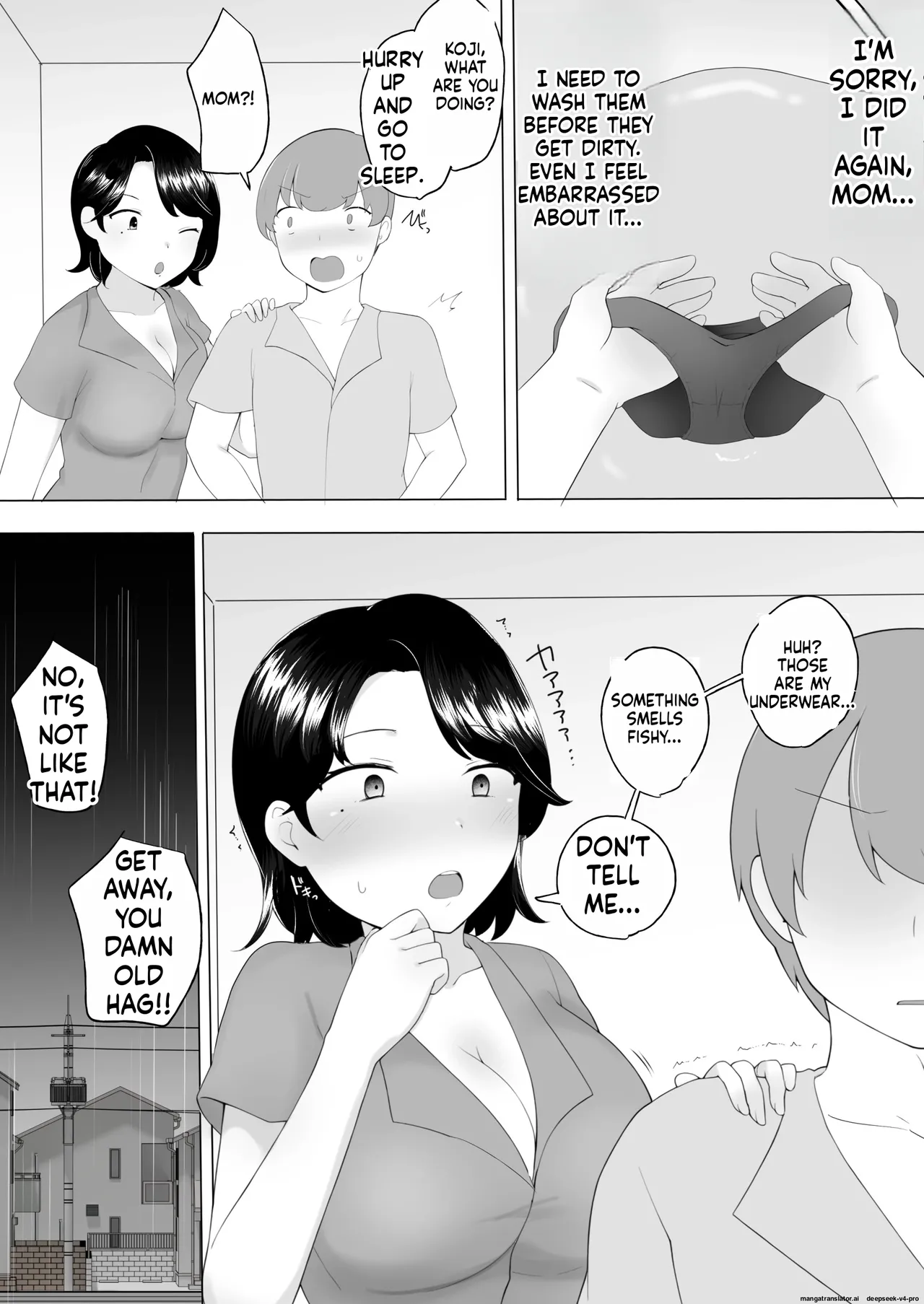 Boku no Daisuki na Jimi Kaa-chan ga Seiyoku ni Makete Yarichin Doukyuusei no Gokuaku Chinpo ni Oboreru made 1-3 page 9 full