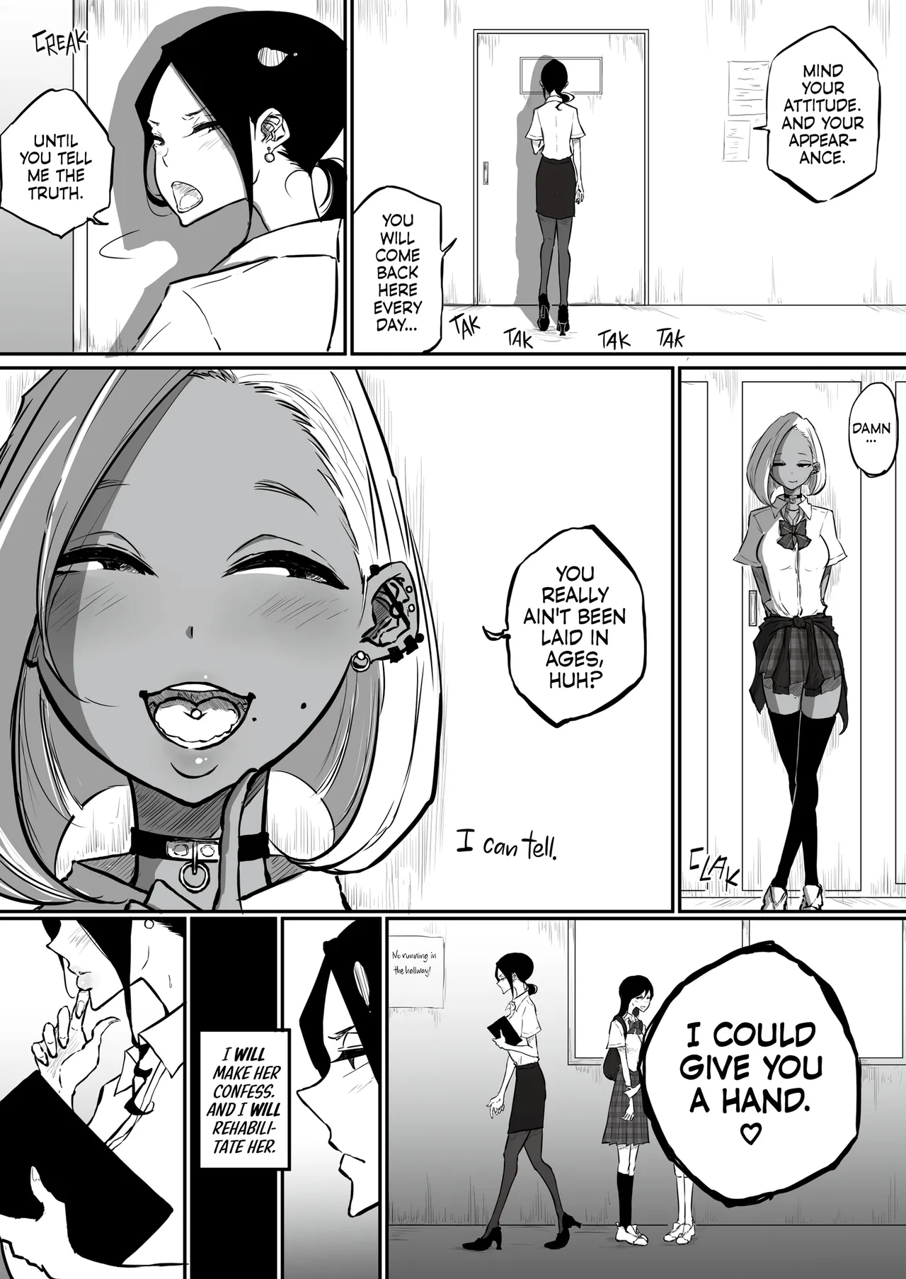 Uptight Teacher Meets Gyaru Slut page 6 full