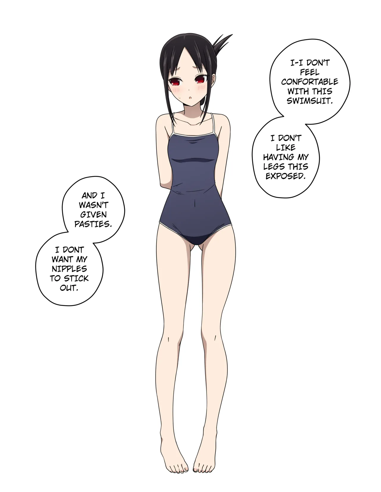 Shinomiya Kaguya's Swimsuit Photo Shoot - Part 1 &amp; 2 &amp; 3 &amp; 4 page 6 full