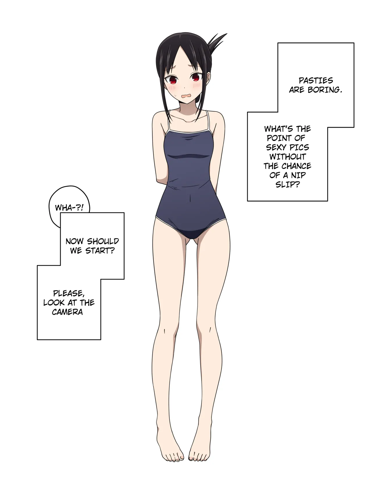 Shinomiya Kaguya's Swimsuit Photo Shoot - Part 1 &amp; 2 &amp; 3 &amp; 4 page 7 full