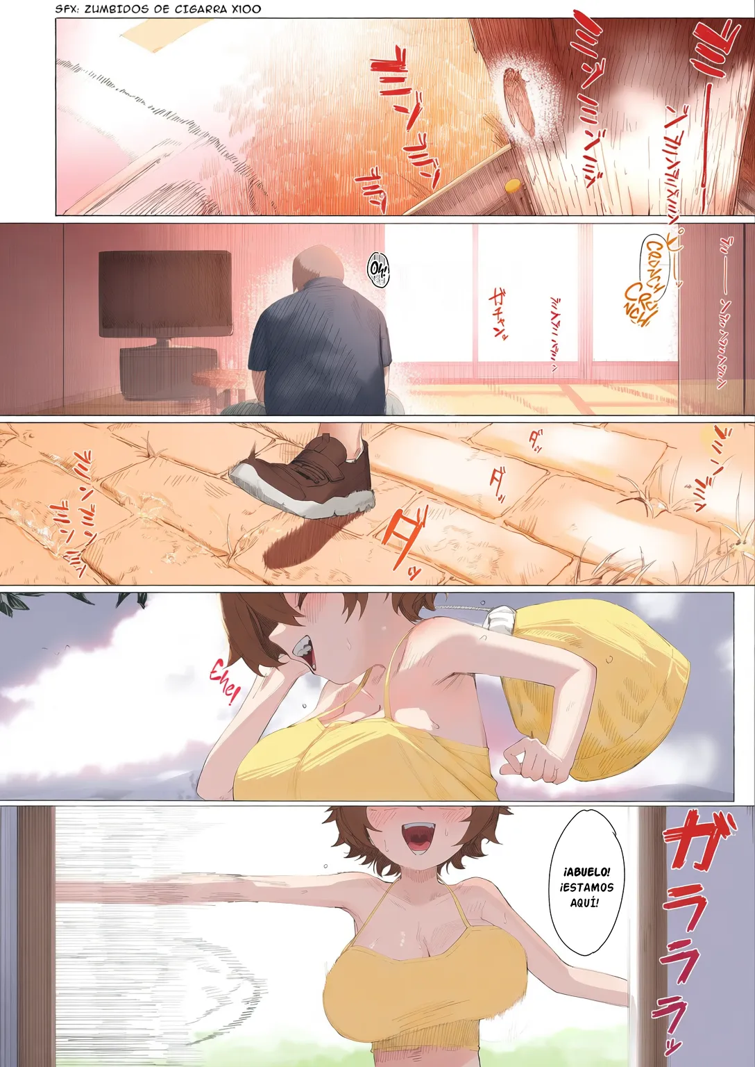 Saki-chan no Natsuyasumi Ojii-chan to Issho! | Las Vacaciones de Verano con mi Abuelo! page 2 full