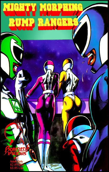 Mighty Morphing Rump Rangers cover