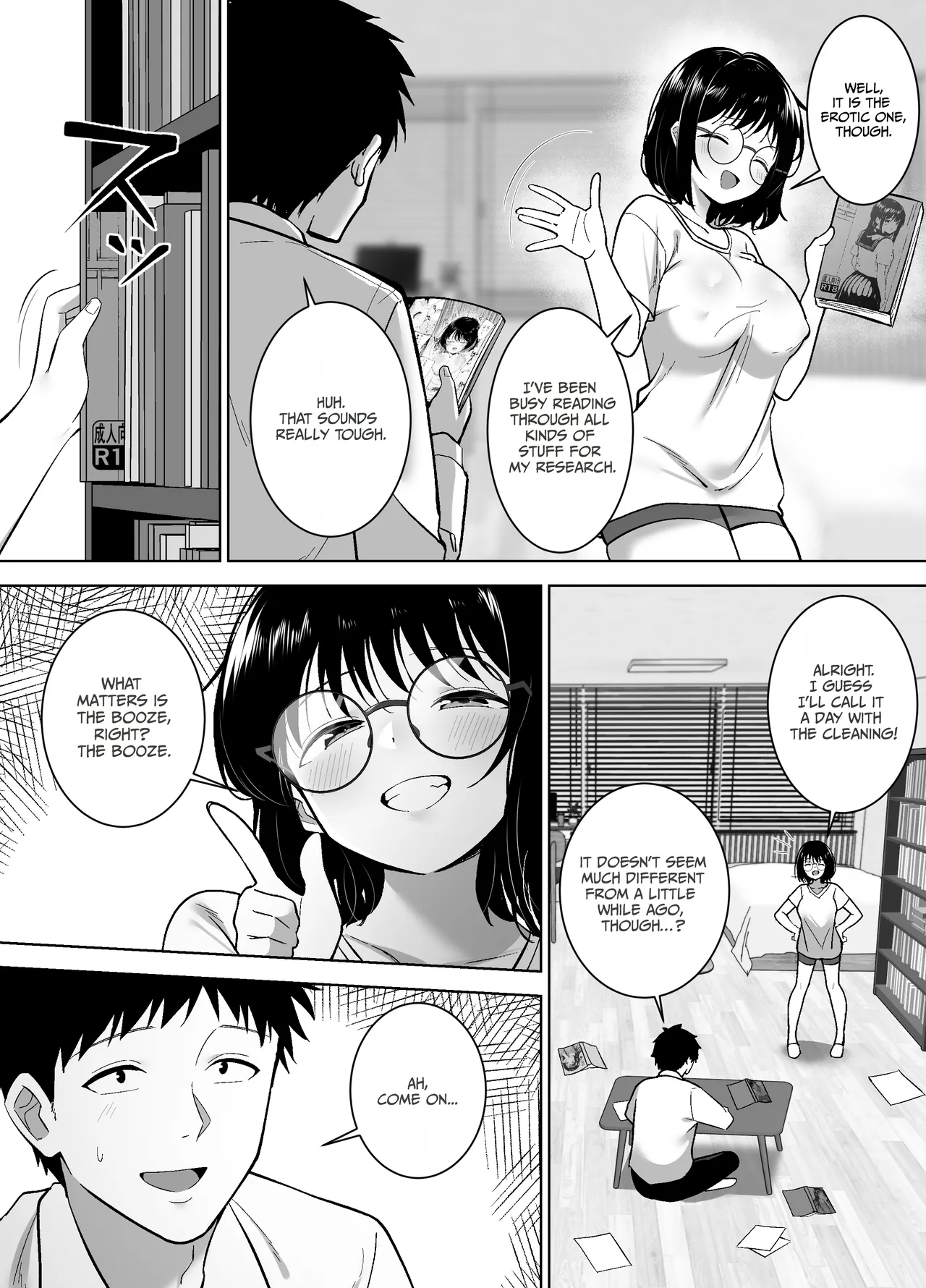 Jimi-tomo, Mesu ni Naru ~Daigaku Jidai no Shinyuu to Sake no Ikioi de Sex Shichatta Hanashi~ page 7 full