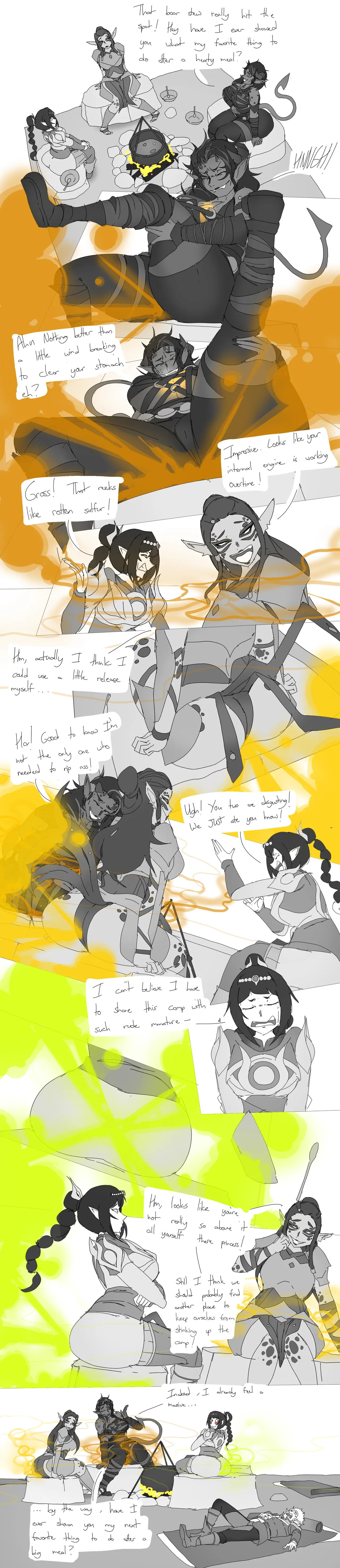 Baldur's Gate 3 Girls Post Meal Gas page 4 full
