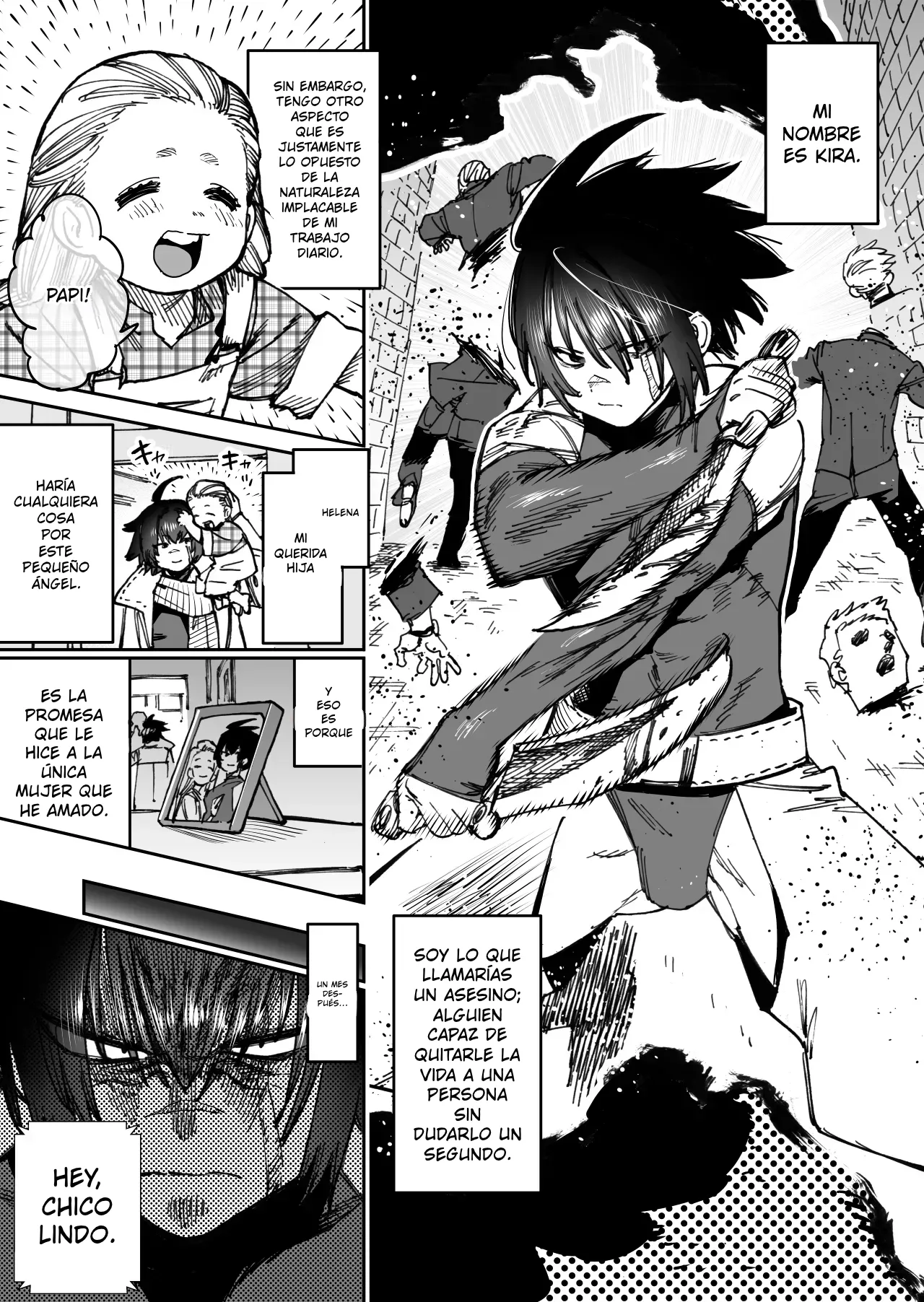 Mesu Ochi Sekai Saikyou no Koroshiya Self Mesu-ka Kaizou  The World's Strongest Assassin Self- Feminization page 1 full