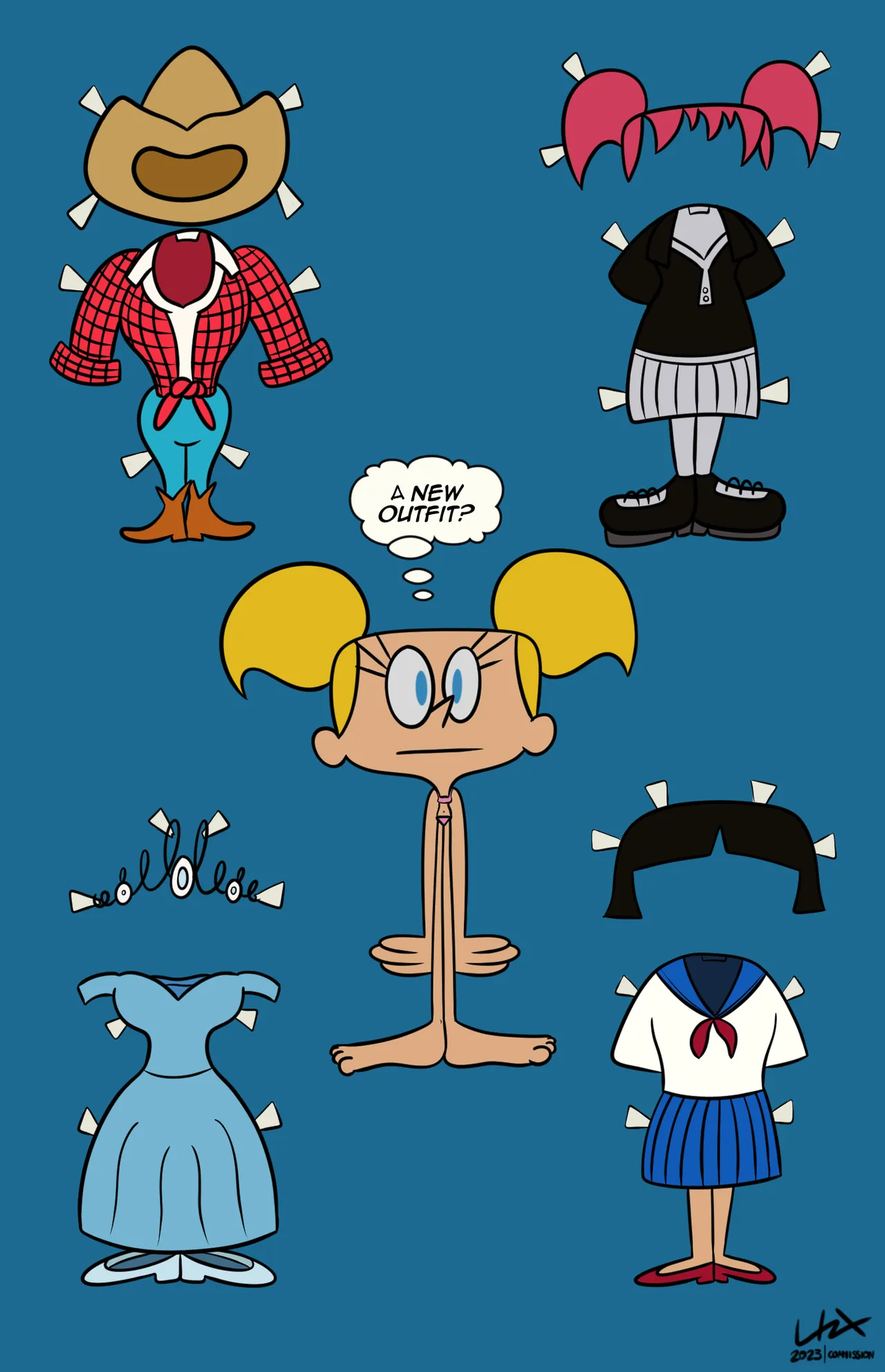 Dee Dee's New Clothes page 1 full