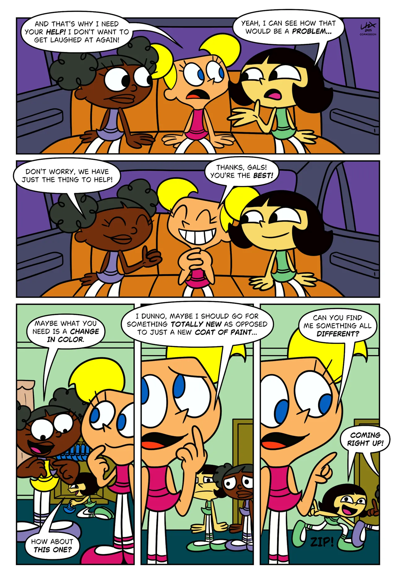 Dee Dee's New Clothes page 4 full