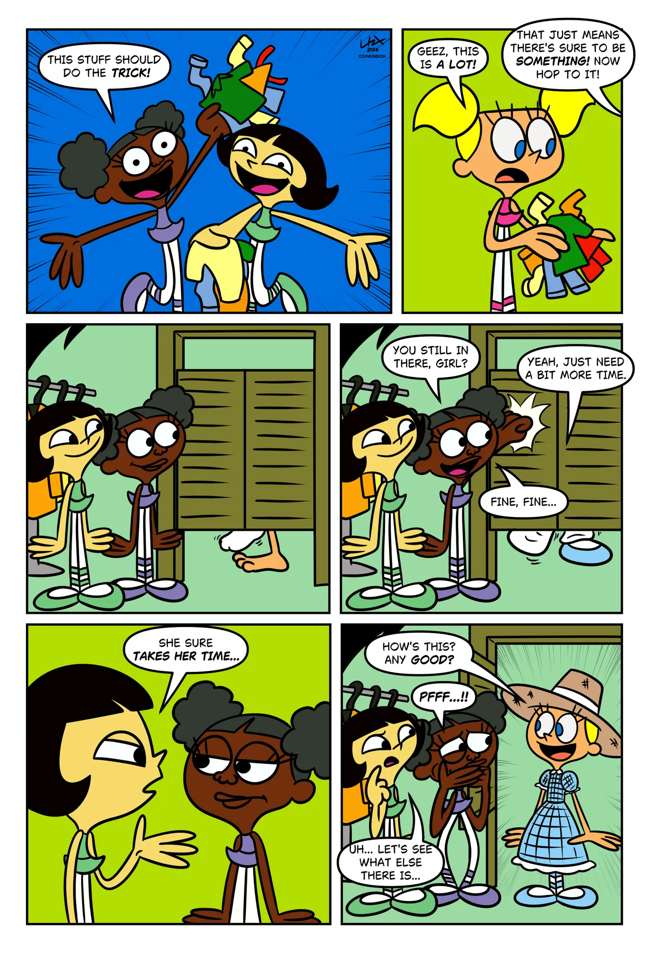 Dee Dee's New Clothes page 5 full