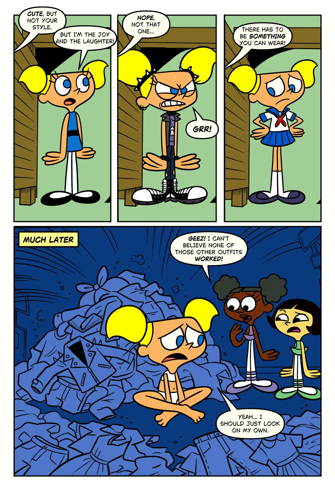 Dee Dee's New Clothes page 6 full