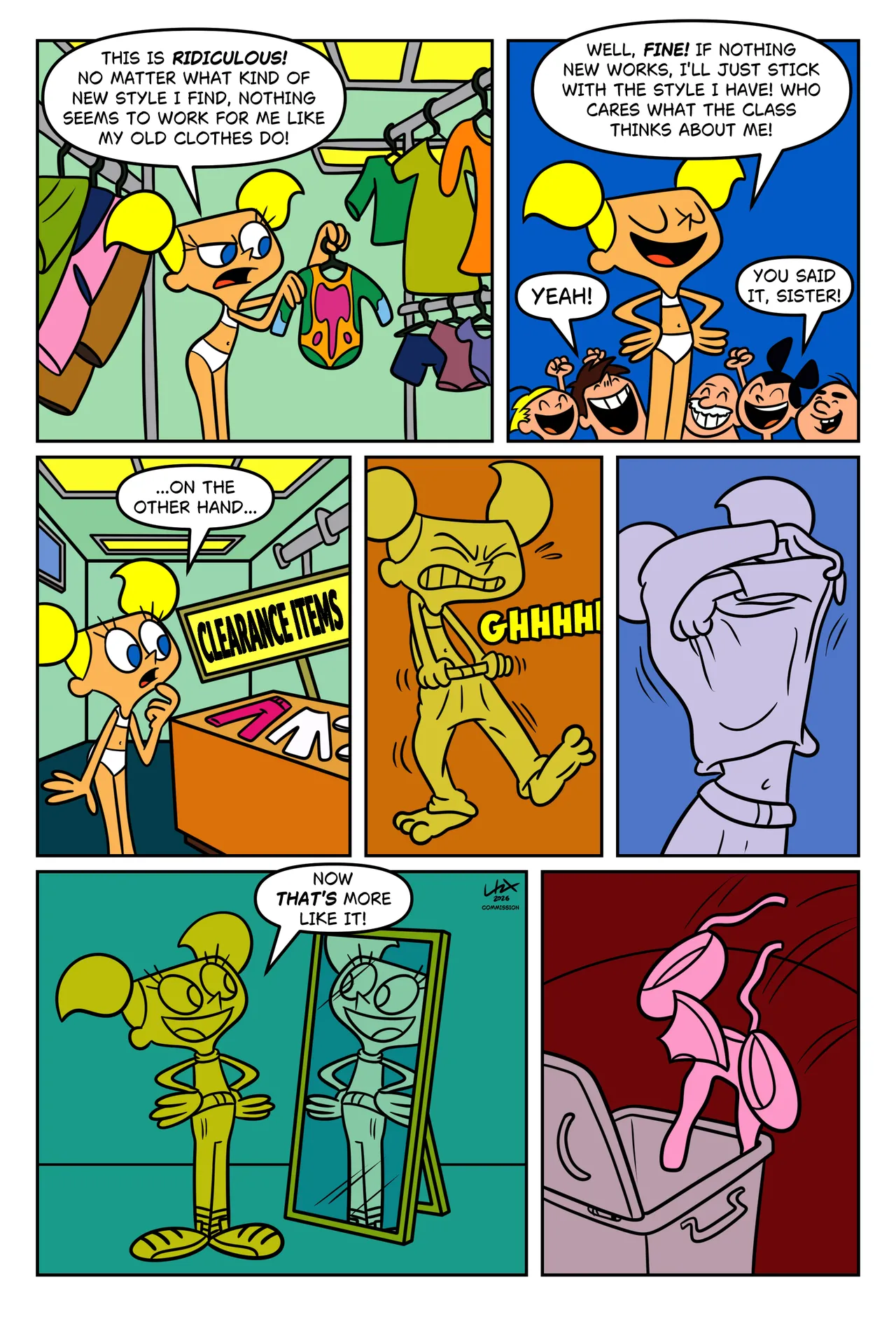Dee Dee's New Clothes page 7 full