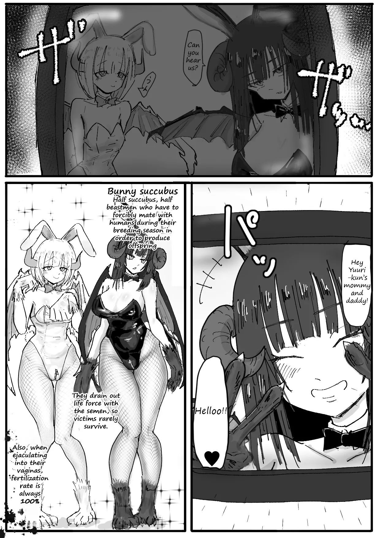 A story about recieving a farewell video tape about a pair of bunny succubi raping your beloved son page 3 full