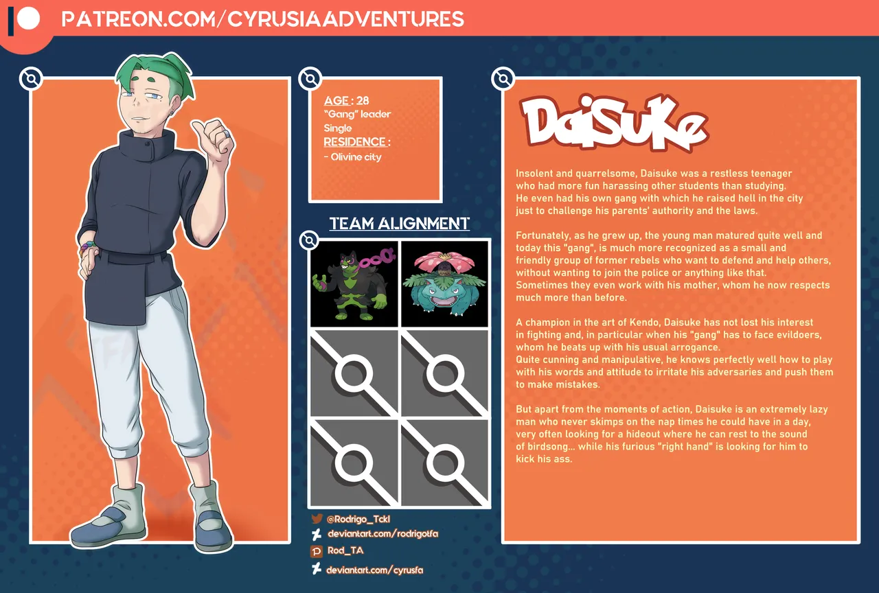 1. Cyrusia's Adventures / Lore Infos / Character Sheets / Nakomori Familly page 8 full