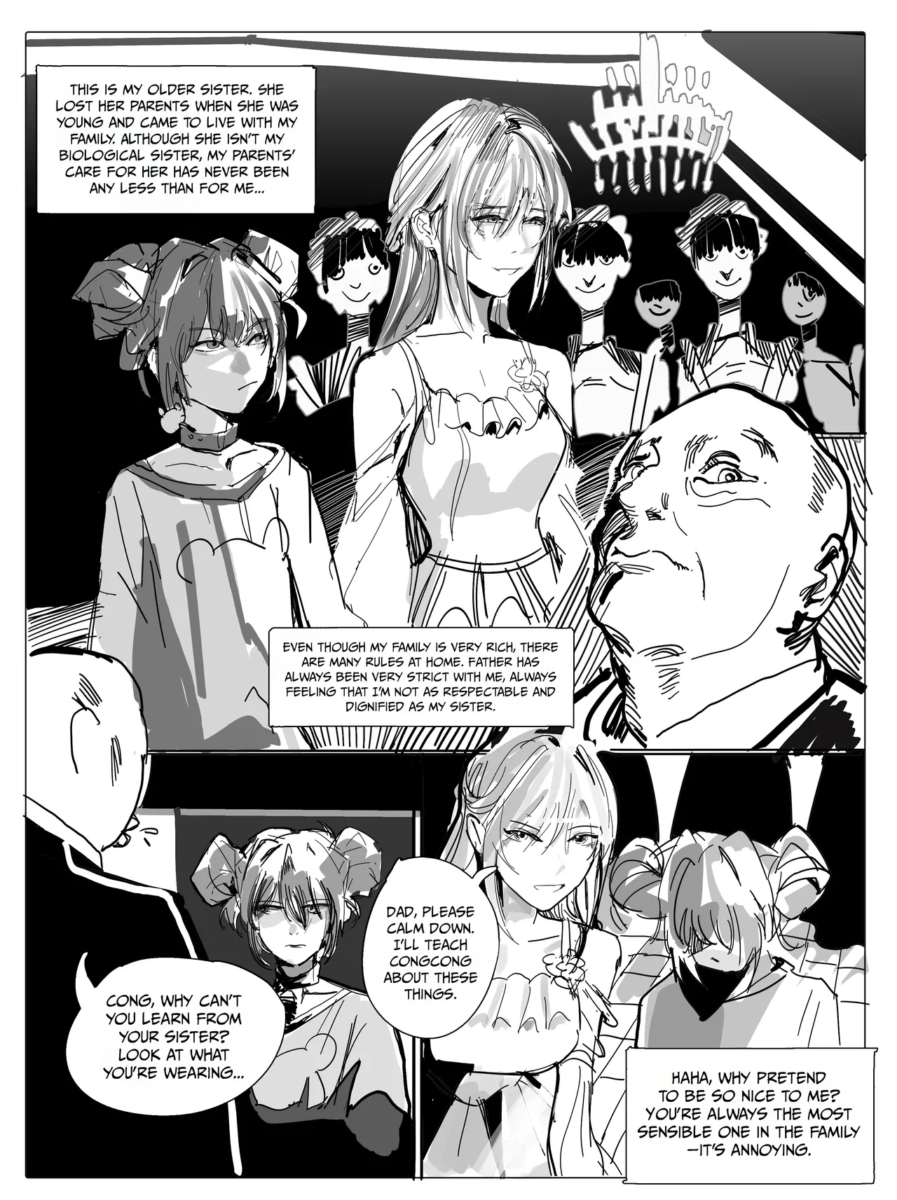 姐妹战争 | Sister War page 1 full