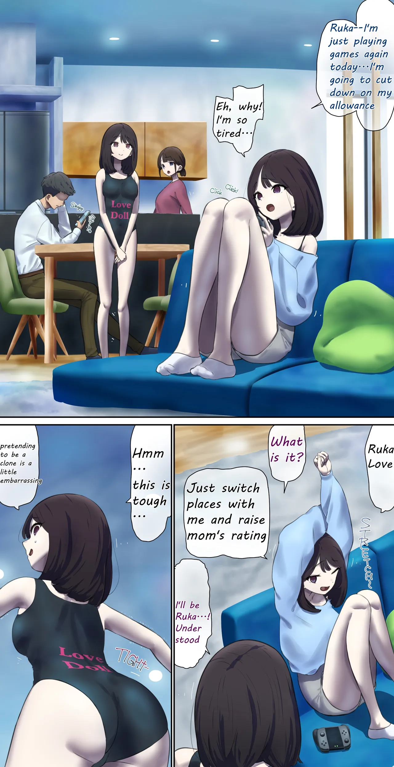 A daughter living with her human livestock clones page 1 full
