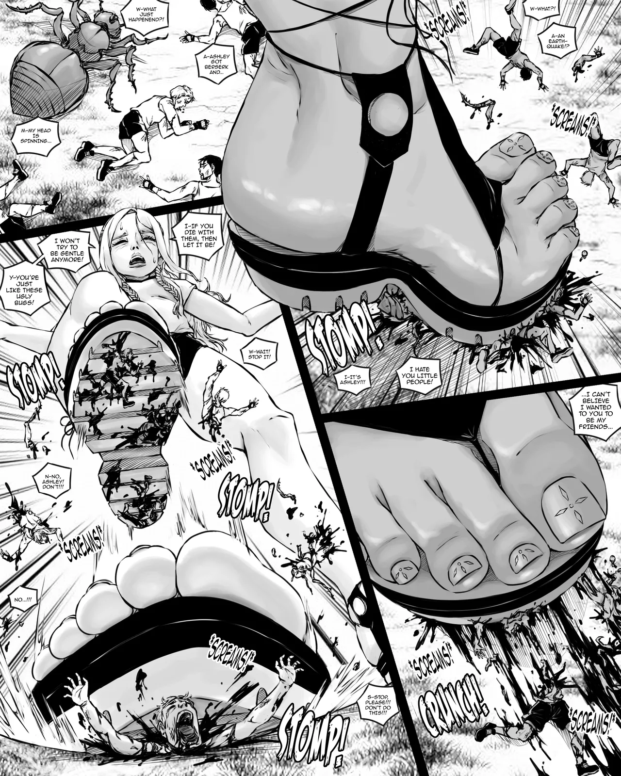 Giantess Boarding School 9 - Finding Little Friends page 9 full
