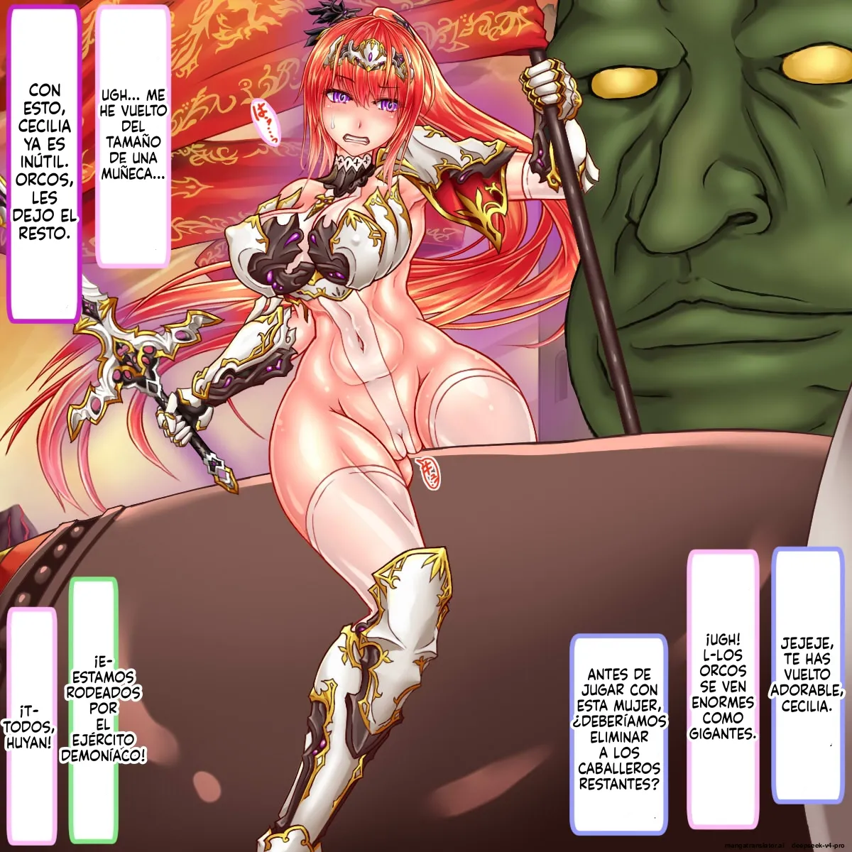 Cecilia, La Maldita caballero inmortal . page 8 full
